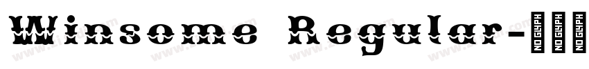 Winsome Regular字体转换